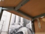 Стол письменный б/у 160х80х75 18мм металл 03908М-БСВ (бук светлый)