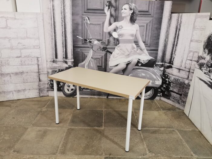 Стол письменный б/у 120х60х74 35мм Linnmon IKEA 03050-БЕЖ (бежевый)