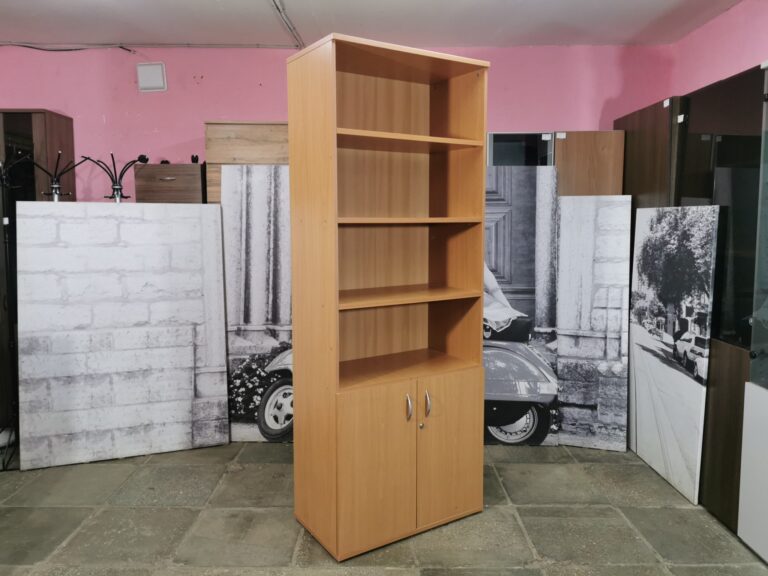 Шкаф для документов 6 секц. б/у 2 дв. полузакрытый 80х45х214  14193-ГРШ (груша)