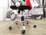 Кресло компьютерное б/у RIVA CHAIR 8074 12645-КСЧ (красный) сетка/ткань/кожзам
