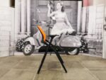 Стул для посетителей складной б/у RIVA CHAIR М2001 12086-ОРЖ (оранжевый) сетка