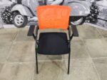 Стул для посетителей складной б/у RIVA CHAIR М2001 12086-ОРЖ (оранжевый) сетка