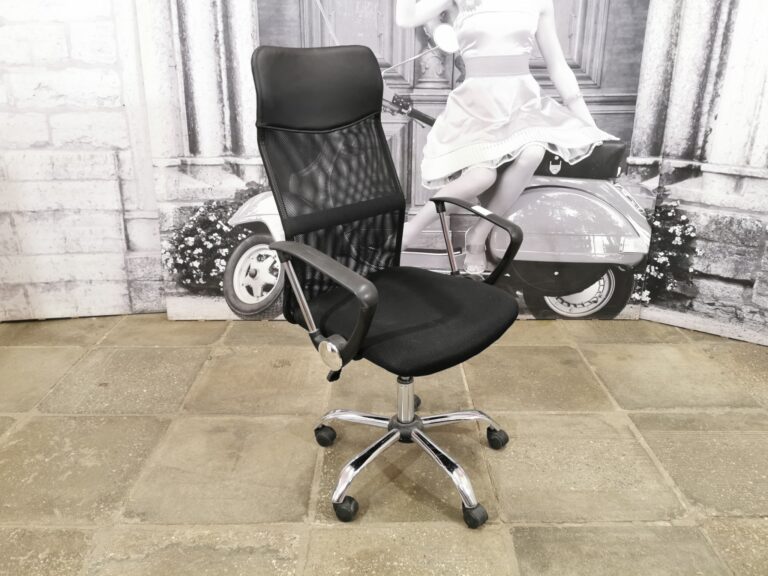 Кресло компьютерное б/у RIVA CHAIR 12642/2-ЧРН (черный) сетка