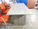 Стол для переговоров б/у прямоугольный до 8 мест 200х90х75 22мм  02034-ВЯЗ (вяз)