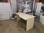 Стол письменный б/у с правой эргономикой 149х80х75 25мм  03138-КЛС (клен)