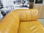 Диван мягкий RAMART б/у натуральная кожа 290х100х72  18007-КРЧ (коричневый)