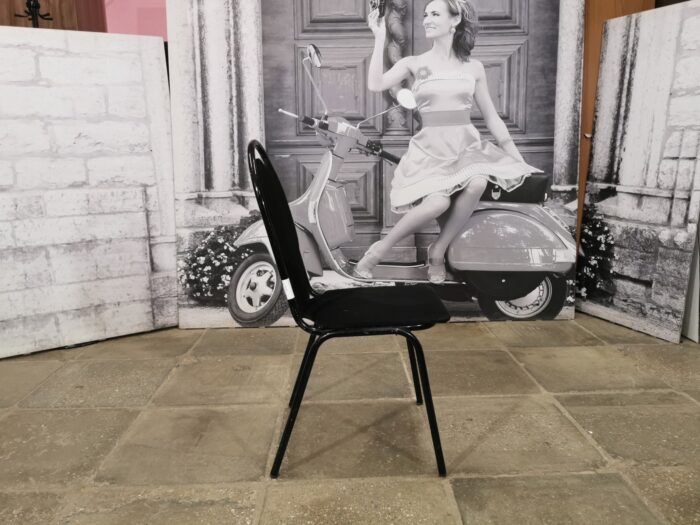 Стул для посетителей б/у  12157-ЧРН (черный) ткань