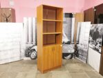 Шкаф для документов 5 секц. б/у 2 дв. полузакрытый 75х42х200  14117-ОРХ (орех)