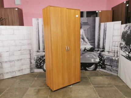 Шкаф для одежды б/у  80х38х183  15043-ВОК (вишня оксфорд)