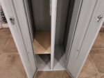 Шкаф для одежды металл б/у  50х50х184 ПРАКТИК 15052-СЕР (серый)