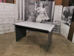 Стол письменный б/у 140х80х75 25мм ШАТУРА 03070/2У-СТК (серый)